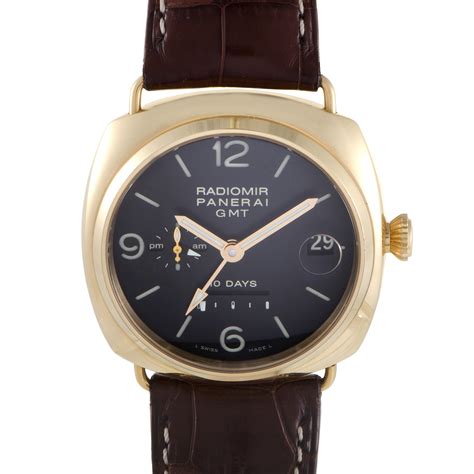 panerai radiomir 10 days gmt rose gold|Panerai Radiomir Rose gold .